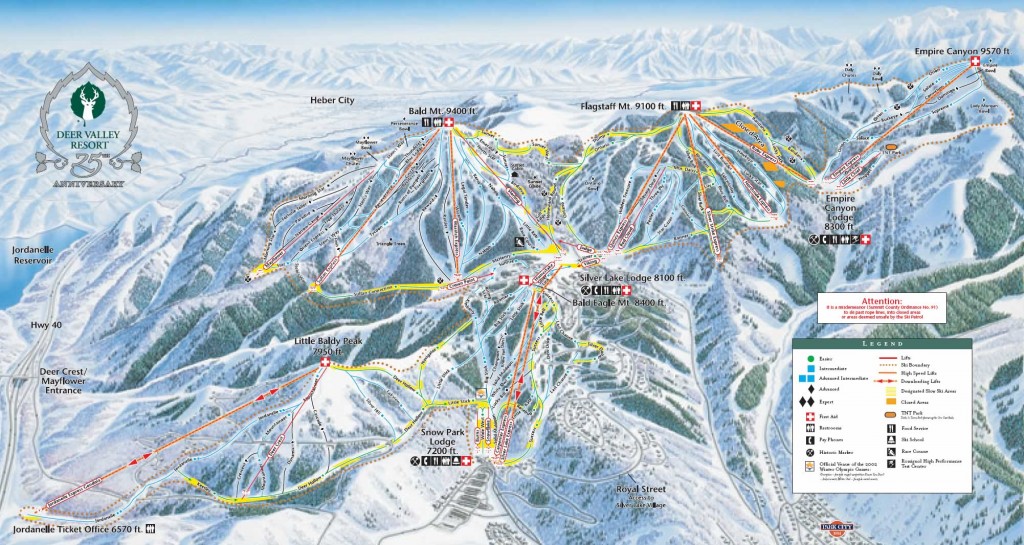 Deer Valley Trail Map